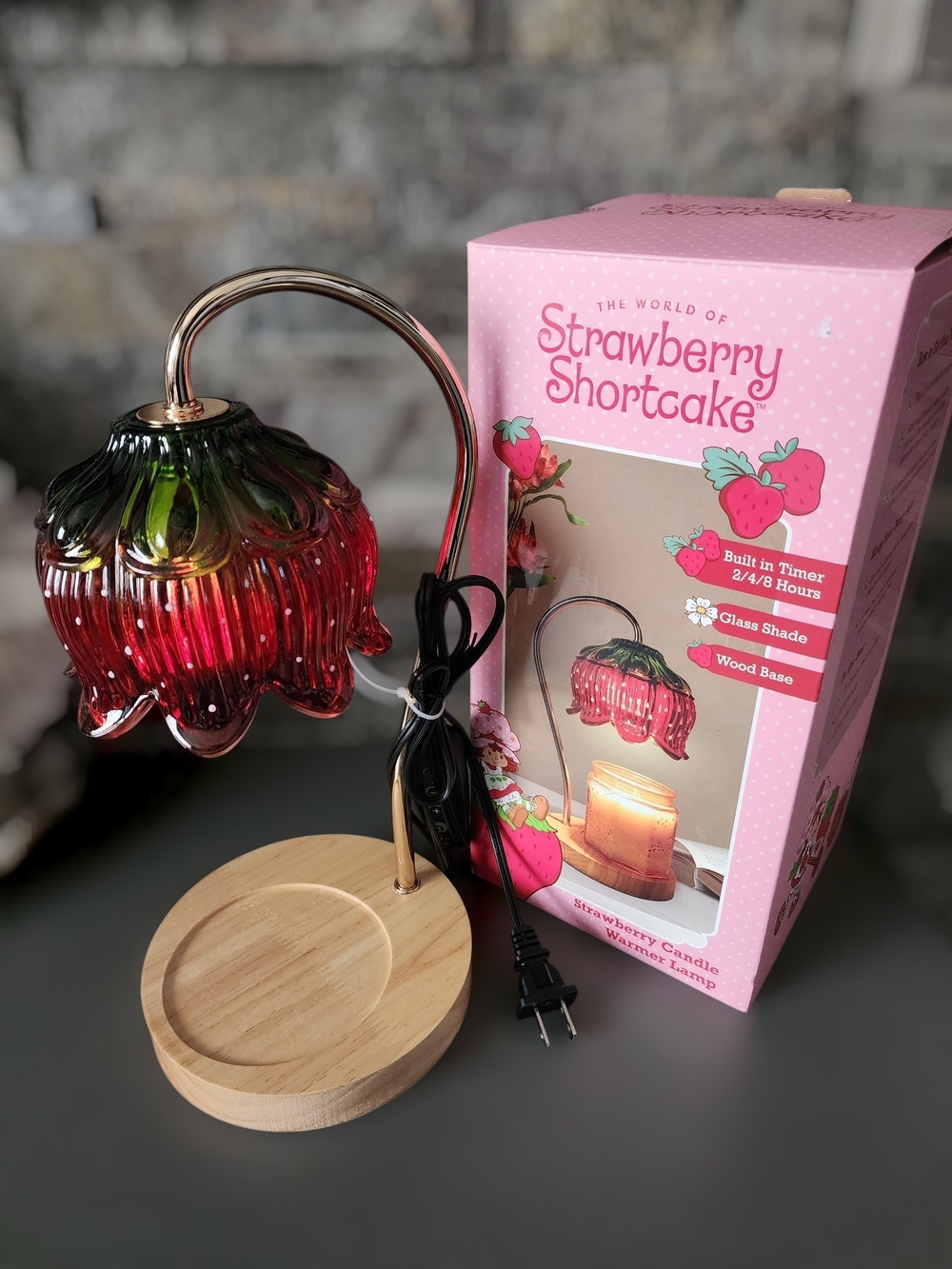 🍓 Strawberry Shortcake Candle Warmer Lamp – New in Box 🍓